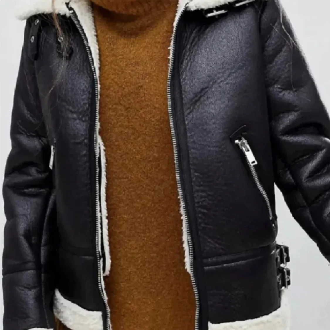 Fodrad bikerjacka - 92