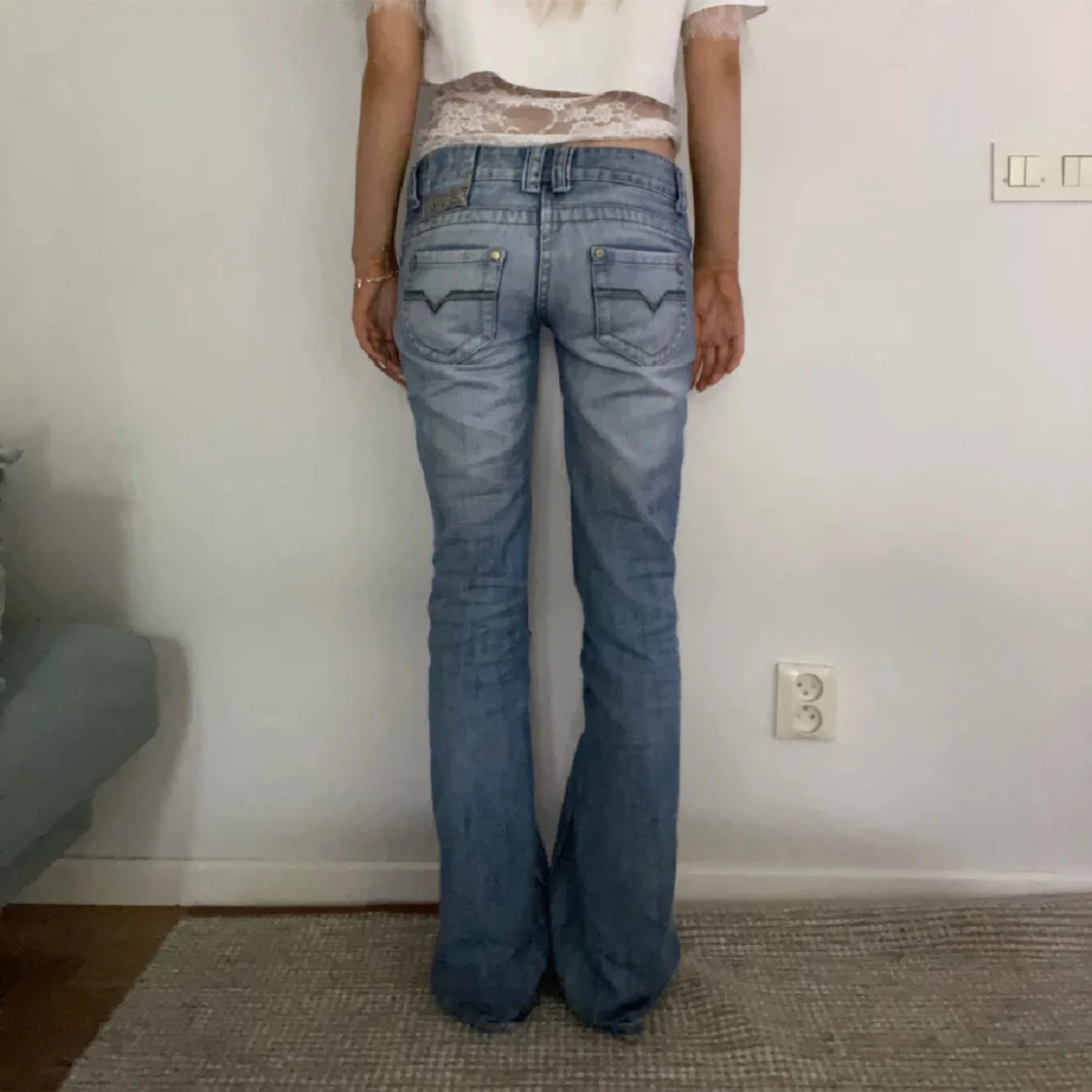 Lågmidjade jeans - 1