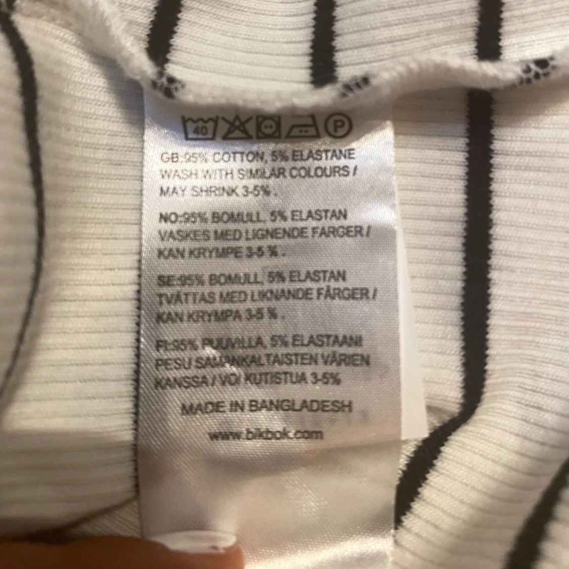 Randig långärmad  - 92