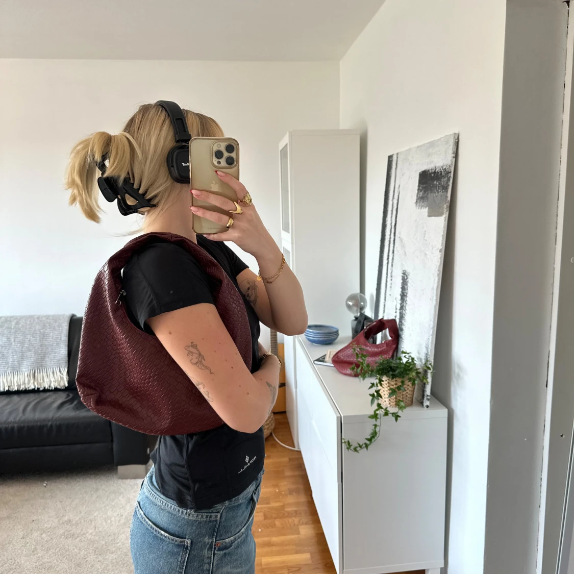 Röd väska från SHEIN  - 90