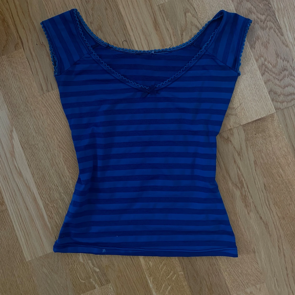 Y2k mörkblå topp❤️ - 91