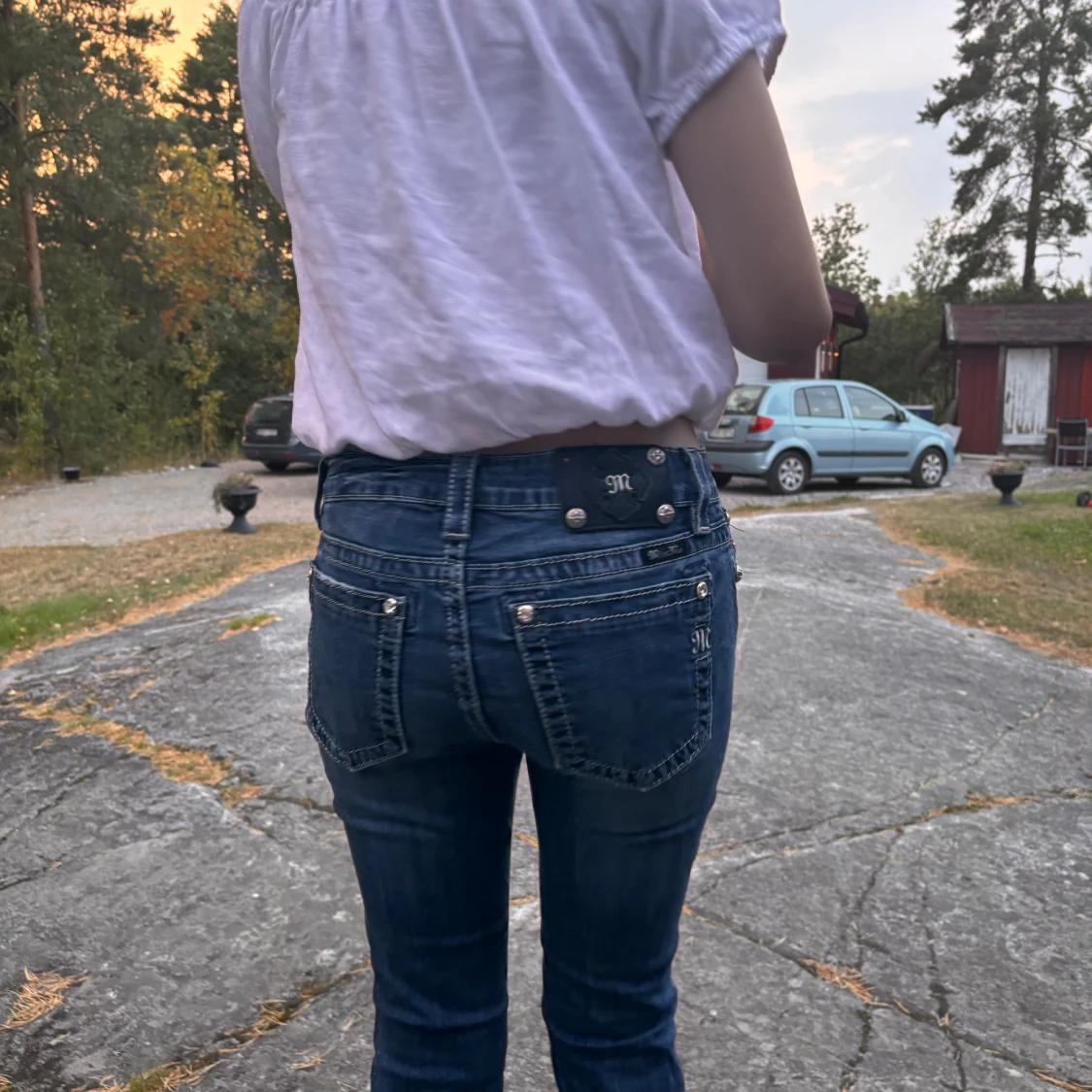 Blå bootcut jeans från Miss Me - 93