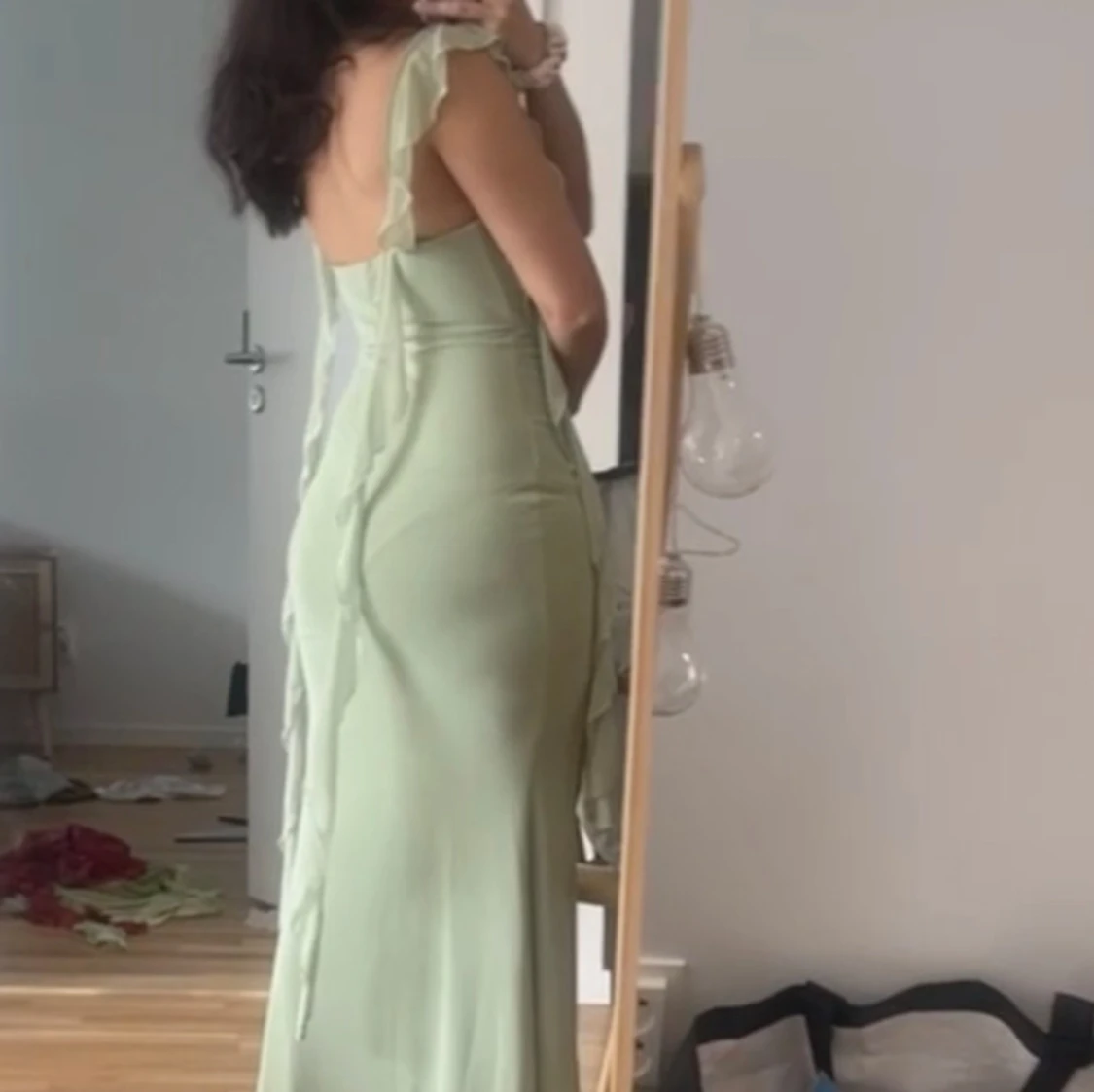 Grön klänning  - 91