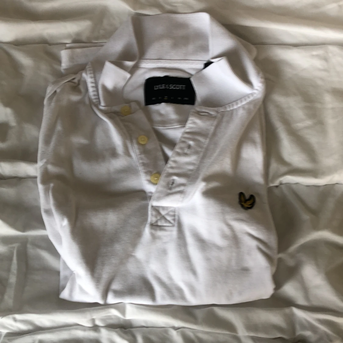 Lyle & scott vit piké 