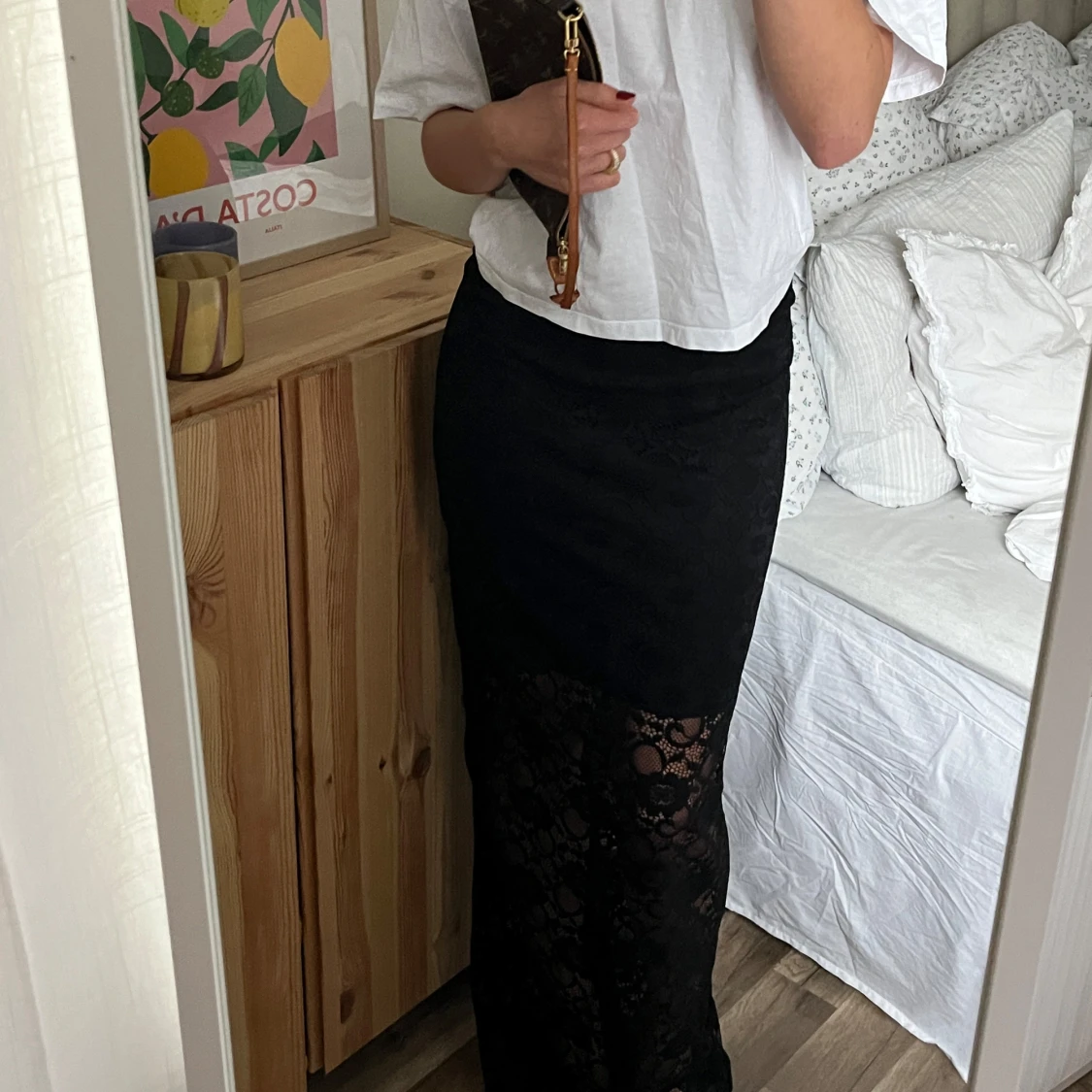 Oanvänd Maxi spetskjol  - 92