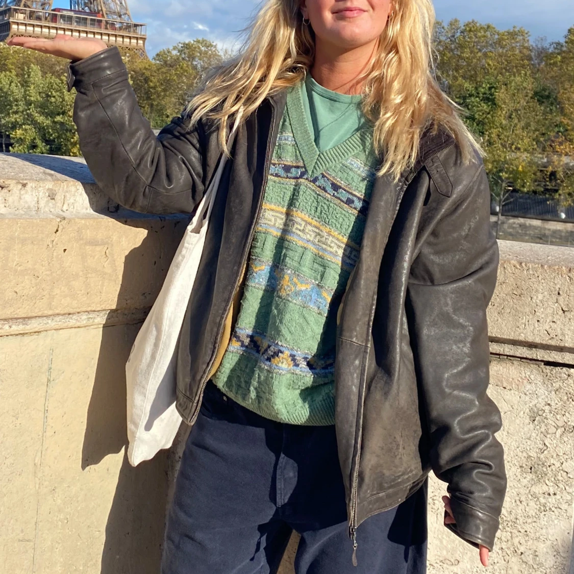 Skinn jacka VINTAGE - 91