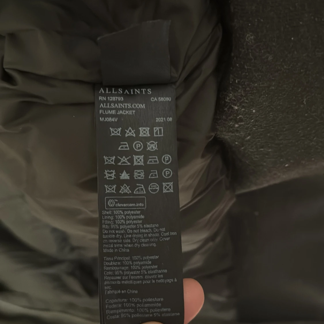 Grön pufferjacka från AllSaints - 91