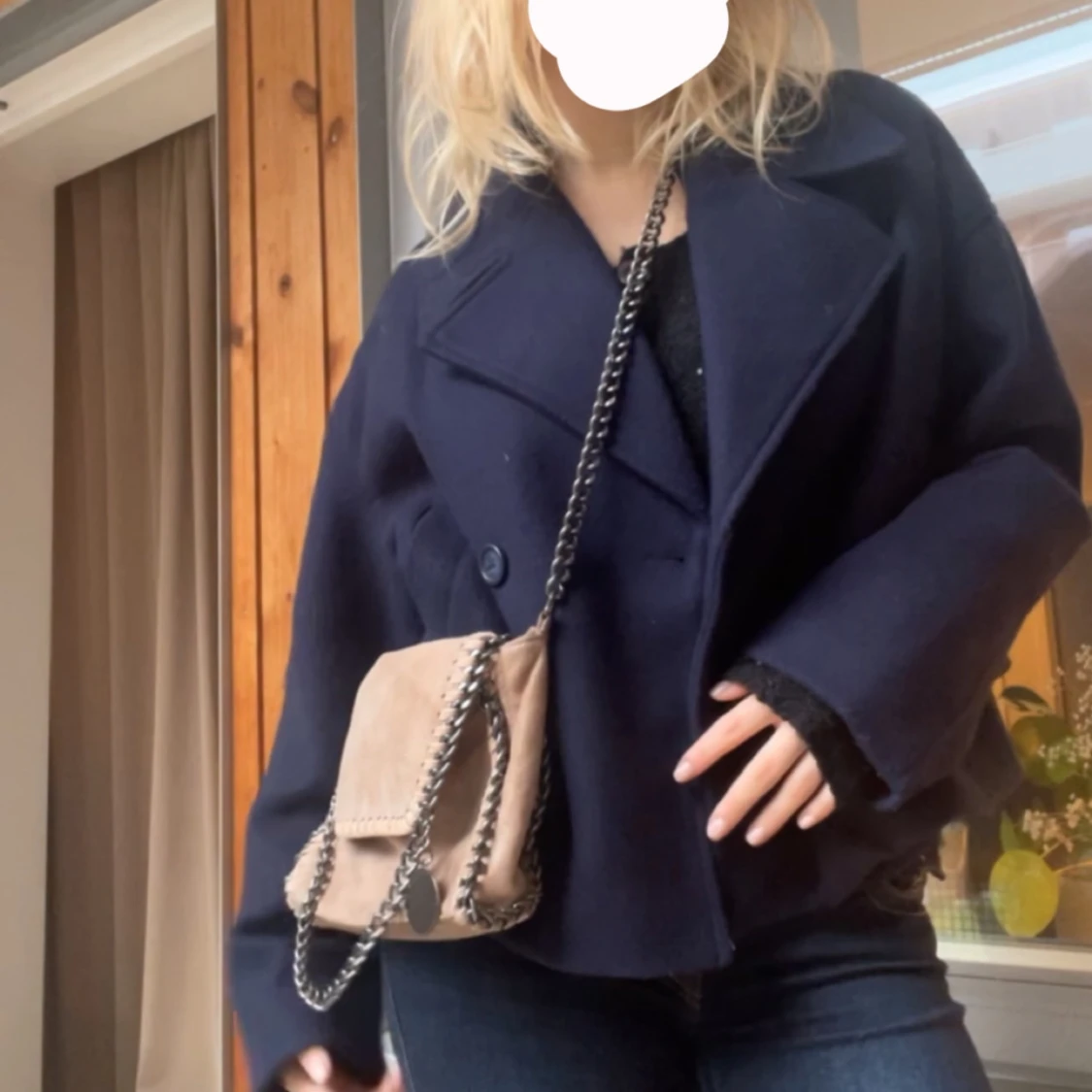 Jättefin rosa axelremsväska  - 90