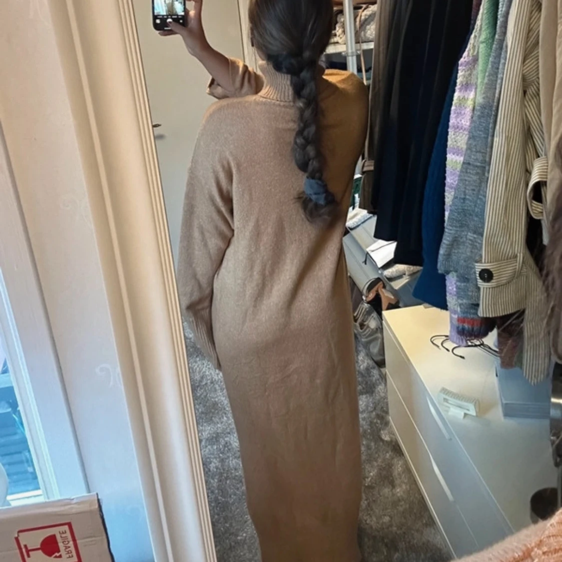 Stickad klänning - 91