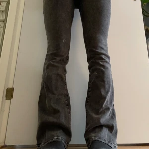 Low waist Bootcut jeans  - Lågmidjade gråa jeans som jag inte använt alls mycket! 
