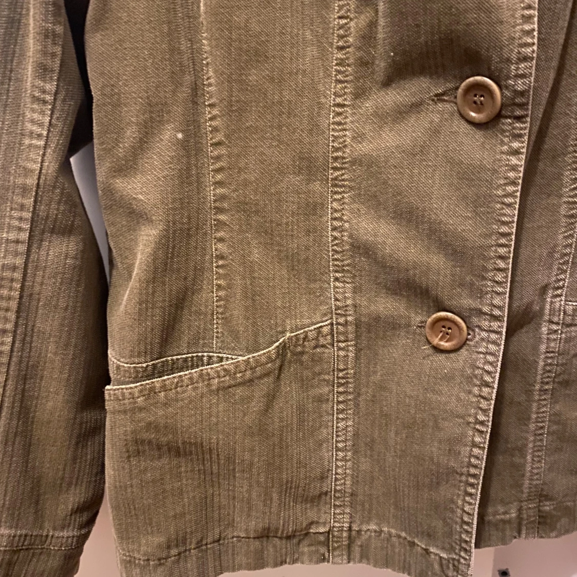 Olivgrön kavaj från Prêt à Porter - 90