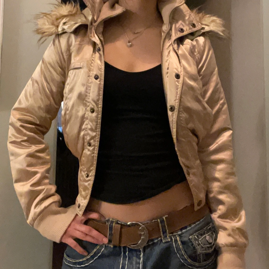 Assnygg croppad y2k jacka!!! - 91