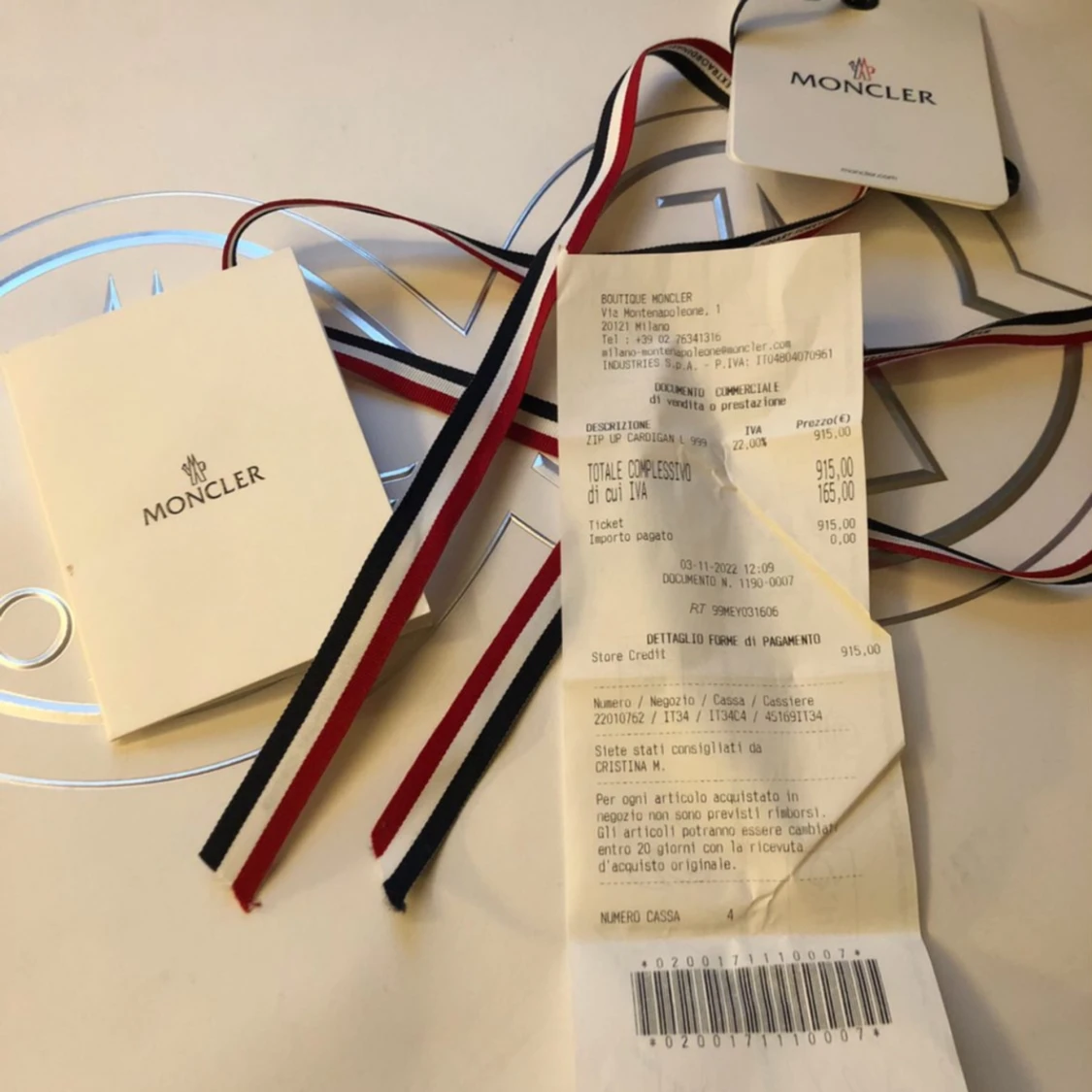 Svart cardigan från Moncler - 91