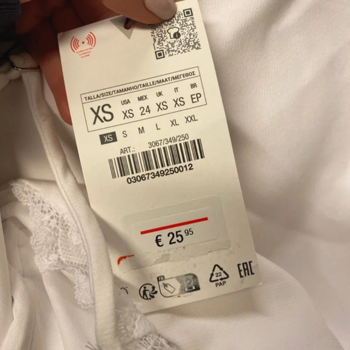 Vit klänning från Zara - 92