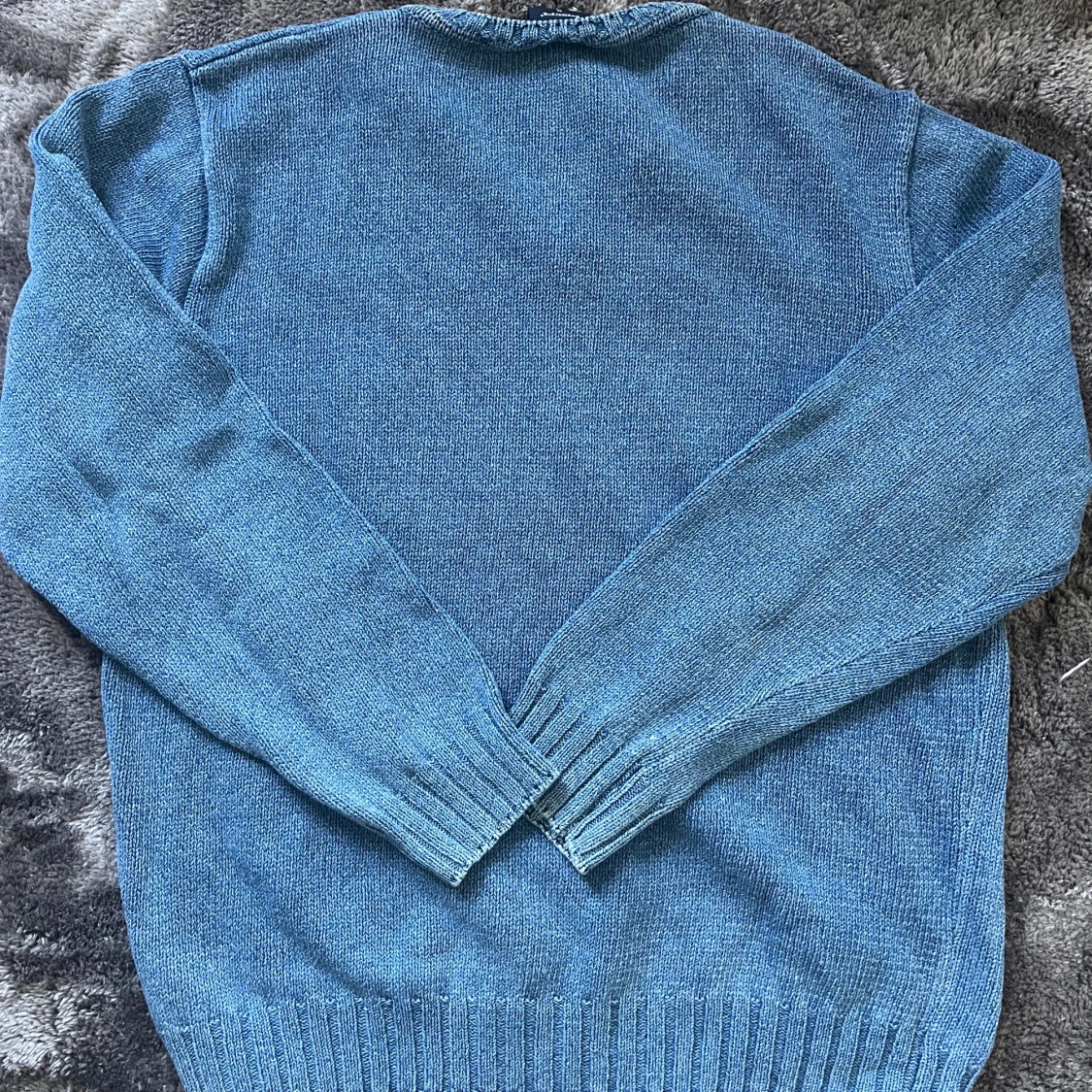 Blå stickad tröja från Boomerang  - 90