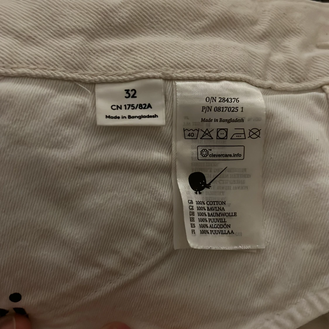 Vita jeansbyxor Taiki - 1