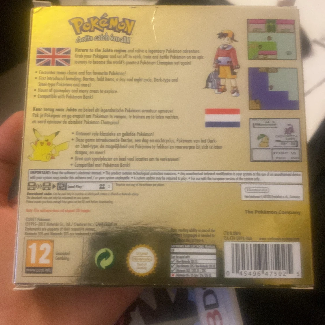 Pokémon Gold Version för Nintendo 3DS ultra moon 3DS och Pokémon X  - 91