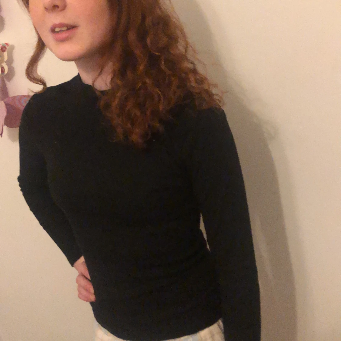 Svart långärmad tröja från H&M