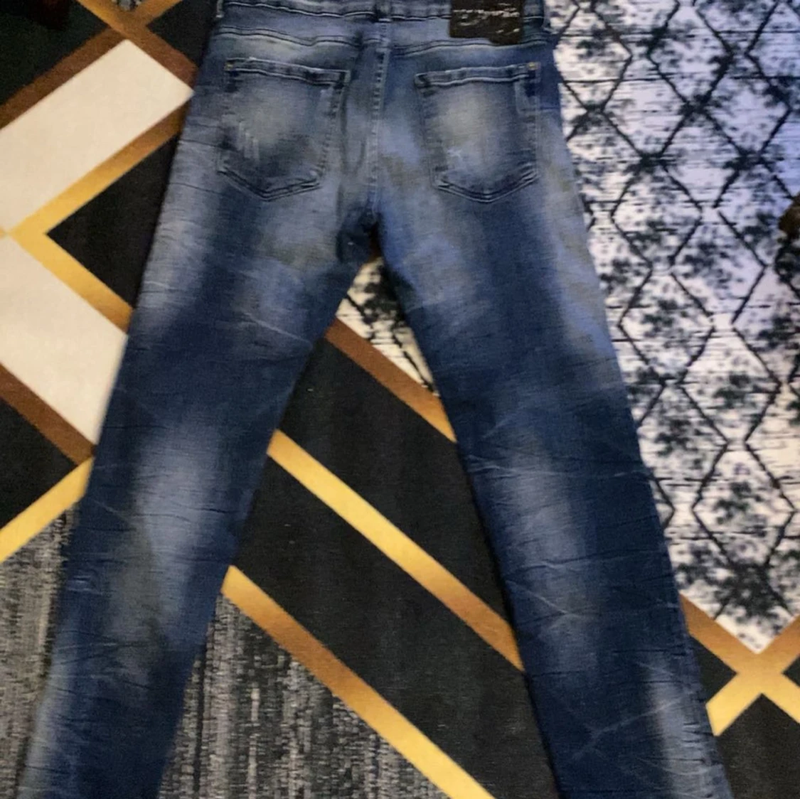 Blå dsq jeans - 1