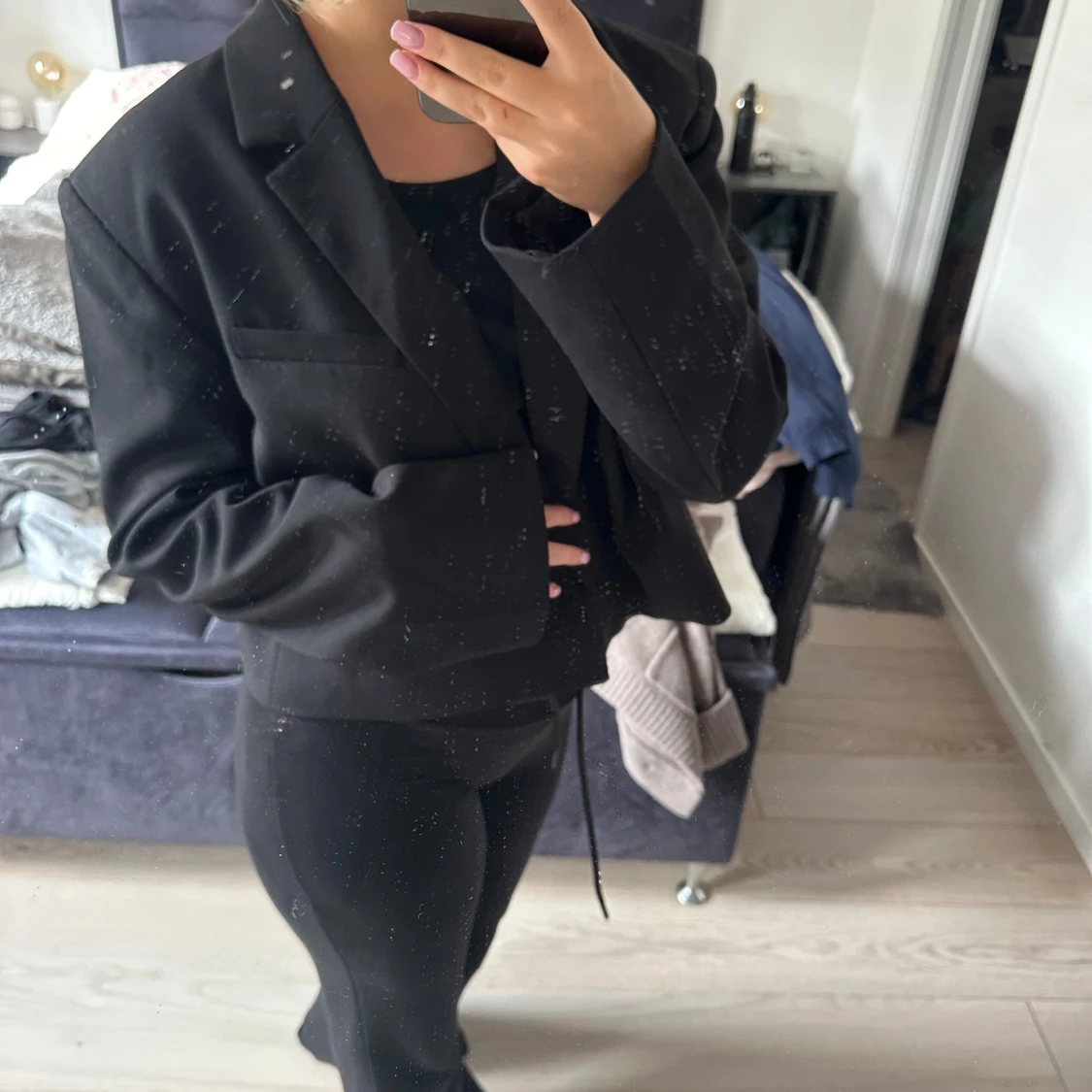 Croppad kavaj - Ginatricot - 92