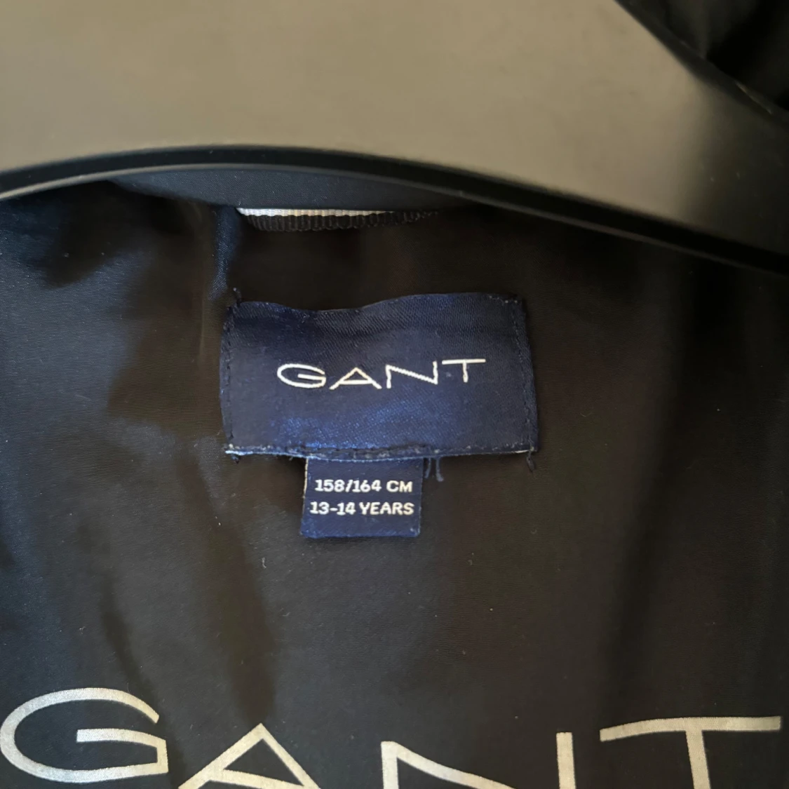 Svart/mörkblå vinterjacka - 90