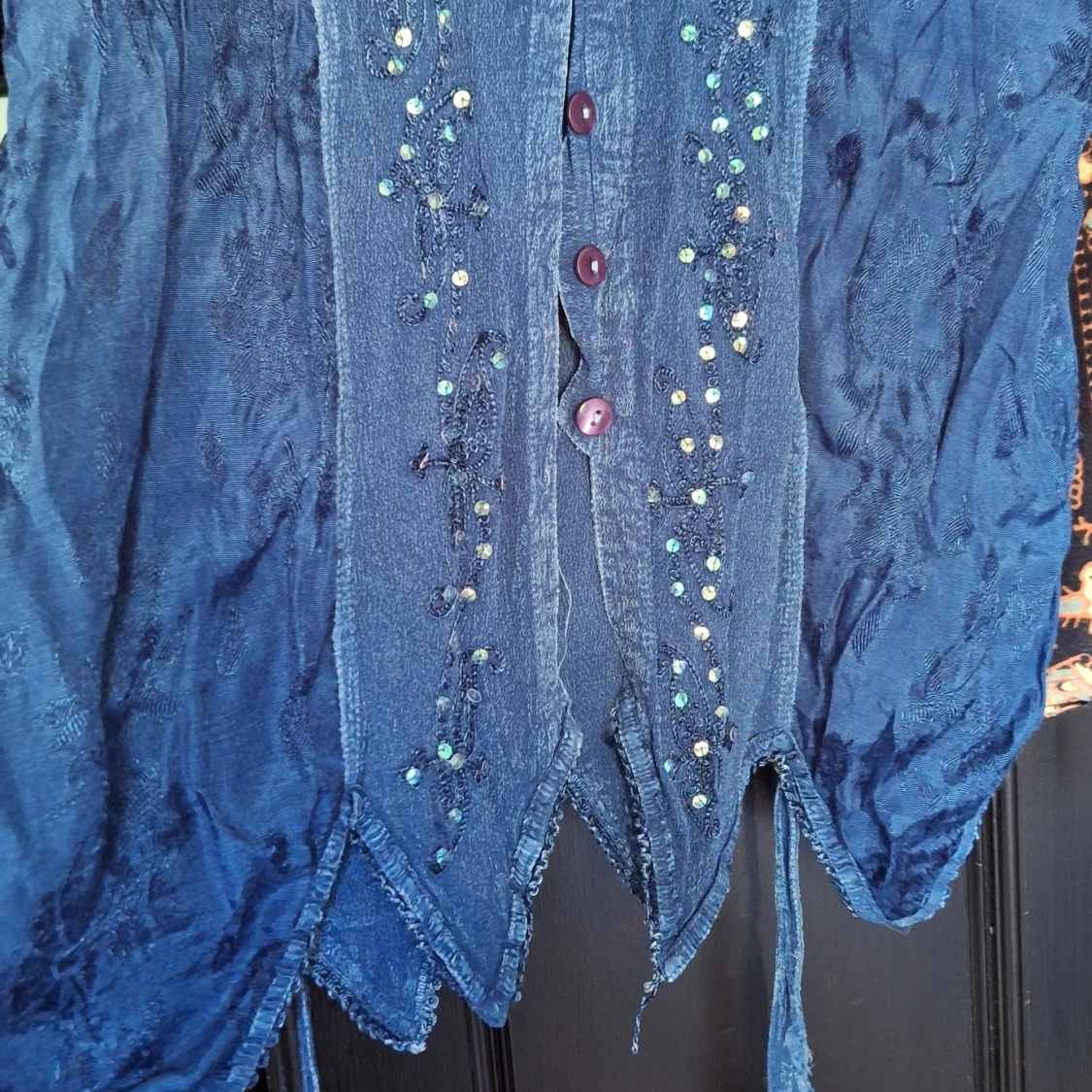 Broderad tröja - 90