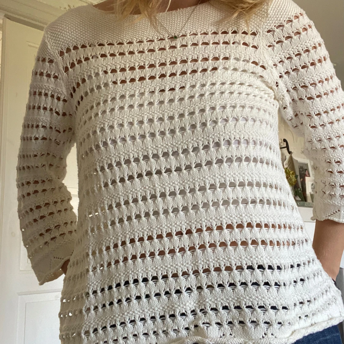 Stickad tröja 