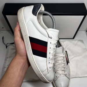 Gucci ACE  - Gucci skor i riktigt bra skick! St 7 motsvarande 41/42. Gucci kort medföljer endast! vid minsta fundering är de bara att höra av dig 