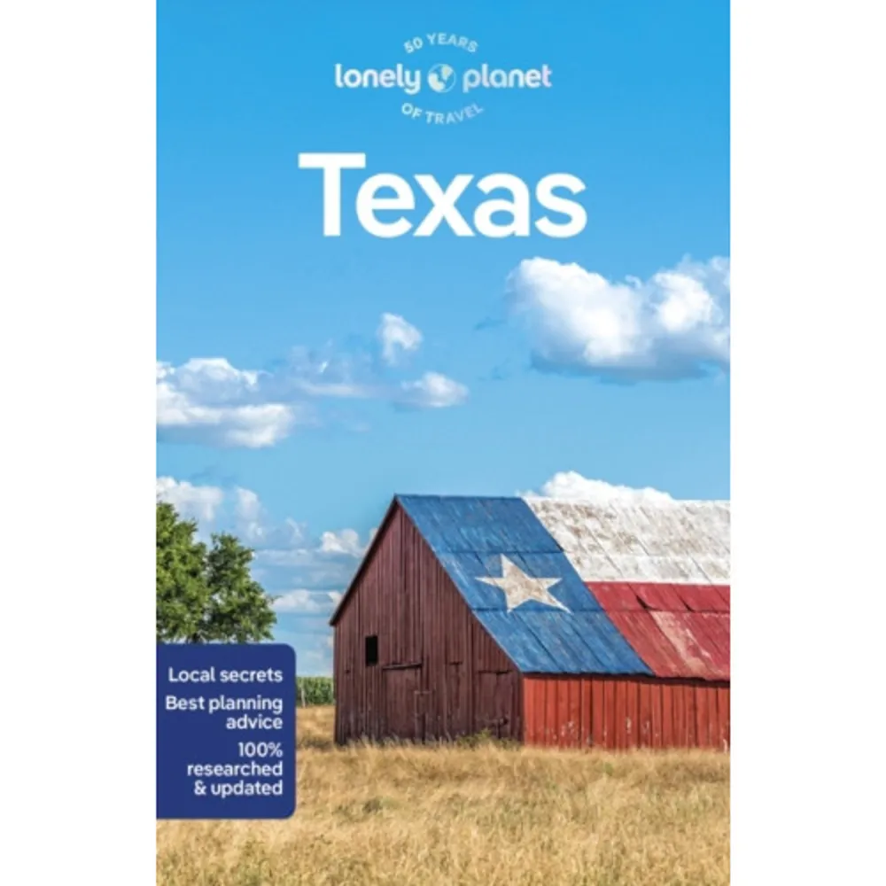 Lonely Planet's Texas is our most comprehensive guide that extensively covers all the state has to offer, with recommendations for both popular and lesser-known experiences. Delight in live music at an Austin club, get lost in Big Bend National Park and visit NASA's Space Center in Houston; all with your trusted travel companion.Inside Lonely Planet's Texas Travel Guide:Lonely Planet's Top Picks - a visually inspiring collection of the destination's best experiences and where to have themItineraries help you build the ultimate trip based on your personal needs and interestsLocal insights give you a richer, more rewarding travel experience - whether it's history, people, music, landscapes, wildlife, politicsEating and drinking - get the most out of your gastronomic experience as we reveal the regional dishes and drinks you have to tryToolkit - all of the planning tools for solo travelers, LGBTQIA+ travelers, family travelers and accessible travelColour maps and images throughoutLanguage - essential phrases and language tipsInsider tips to save time and money and get around like a local, avoiding crowds and trouble spotsCovers Austin, San Antonio, Dallas, Fort Worth, Houston, the Gulf Coast, Big Bend, El Paso and more!About Lonely Planet:Lonely Planet, a Red Ventures Company, is the world's number one travel guidebook brand. Providing both inspiring and trustworthy information for every kind of traveller since 1973, Lonely Planet reaches hundreds of millions of travellers each year online and in print and helps them unlock amazing experiences. Visit us at lonelyplanet.com and join our community of followers on Facebook (facebook.com/lonelyplanet), Twitter (@lonelyplanet), Instagram (instagram.com/lonelyplanet), and TikTok (@lonelyplanet).'Lonely Planet. It's on everyone's bookshelves; it's in every traveller's hands. It's on mobile phones. It's on the Internet. It's everywhere, and it's telling entire generations of people how to travel the world.' Fairfax Media (Australia)    Format Häftad   Språk Engelska   Utgivningsdatum 2023-09-08   ISBN 9781787017795  . Böcker.