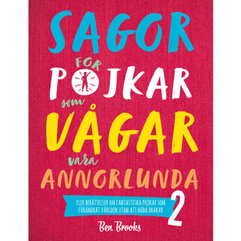 Nu kommer uppföljaren till den prisbelönta bästsäljaren Sagor för pojkar som vågar vara annorlunda. Den första boken blev en megasuccé och har sålt i 22 000 ex i Sverige och mer än 400 000 ex totalt. Nu finns det hundra nya, spännande biografier om pojkar och män som vågat gå sin egen väg att läsa och låta sig inspireras av. Vad har fotbollsspelaren Kylian Mbappé, filosofen Sokrates och sångaren Ed Sheeran gemensamt? Jo, alla tre trotsade de omgivningarnas förväntningar och följde sitt hjärta, trots motstånd och hinder. Läs deras, och andras, otroliga historier i denna bok som är full av inspirerande berättelser om pojkar som vågat gå mot strömmen. Här finns till exempel step-dansaren Evan Ruggiero, Pokémon-skaparen Satoshi Tajiri, sångaren Ricky Martin och prins Harry.    Format Inbunden   Omfång 207 sidor   Språk Svenska   Förlag Lind & Co   Utgivningsdatum 2019-07-31   Medverkande Quinton Winter   Medverkande Eva Andreasson   Medverkande Quinton Winter   ISBN 9789178614691  . Böcker.