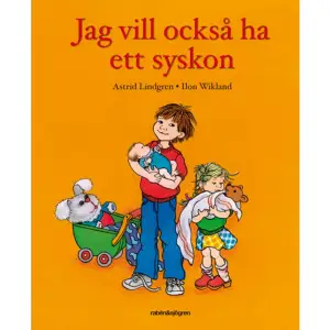 Peter är rädd att hans föräldrar tycker mer om lillasyster än om honom. Han ångrar att han önskade sig ett syskon. Varför önskade han sig inte en trehjuling i stället? Fast då hade han inte haft någon att ha roliga kuddkrig med. En fin klassiker med alltid aktuellt tema!    Format Inbunden   Omfång 40 sidor   Språk Svenska   Förlag Rabén & Sjögren   Utgivningsdatum 2016-04-25   Medverkande Ilon Wikland   Medverkande Ilon Wikland   ISBN 9789129700954  