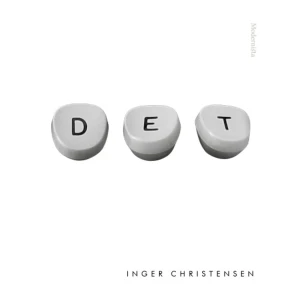 Det (bok, danskt band) - Det är den danska systemdiktningens viktigaste monument, en magnifik skapelseberättelse som ritar upp flera av sextiotalets mest verksamma ideologiska och estetiska positioner. Det obetydliga ordet »det« växer i en grandios gest ut till ett universum, en värld genomkorsad av samtida röster: kvinnorörelsens frågor, ideologikritiska ansatser, diskussionen om språkets spännvidd. I översättning av Marie Silkeberg.INGER CHRISTENSEN [1935 2009], född i Vejle, Danmark, var en dansk poet, romanförfattare, essäist och dramatiker. Christensen hör till de främsta nordiska poeterna i sin generation, hyllad såväl här hemma som på kontinenten. Med tiden har fler och fler läsare fått upp ögonen för hennes prosa, såväl romanerna som essäerna. Under slutet av sin levnad var Inger Christensen ständigt omnämnd som kandidat till Nobelpriset i litteratur.»[Boken] uttrycker en frihetlig livskänsla som söker utlopp i skapande, kärlek, revolt, utopi, orgasm; samtidigt som dess stränga komposition håller allt på plats och hindrar det från att flyta ut i formlösa fantasier. En kraftfull demonstration av poesins möjligheter.« | Malte Persson, Expressen »Jag är glad att jag inte är poet. Då hade kanske senkommenhetsmärtan övertrumfat glädjen i att plötsligt inse att den bästa, samtida diktsamlingen redan är skriven - för 40 år sedan.« | Amelie Björck, Göteborgs-Posten »Ett ytterst angeläget och vackert diktverk.« | Pär Thörn, Aftonbladet »Inger Christensen, ett av Nordens, och världens, starkaste författarskap som försett oss med magiska sonettkransar, rekviem, fjärilar, ljus, gräs i en lyrik av högsta specifika vikt. Hon är modernist, språksprängare och ordhelare. Människan är i hennes diktning rik och problematisk, tonen hög. Hos henne klingar tankarna, ande strömmar genom kropparna, i själen bankar kött och blod.« | Maria Schottenius, Dagens Nyheter »Den matematiska precision med vilken Christensen tyglade och frigjorde sin skaparkraft är bevarad i översättningen och det är förunderligt hur en formell begränsning kan frigöra så många möjligheter, så många associationsvägskäl.« | Gefle Dagblad »Tiden talar genom Christensens penna och stämma, samtidigt som det förhoppningsvis tidlösa når ända fram.« | Sundsvalls Tidning    Format Danskt band   Omfång 238 sidor   Språk Svenska   Förlag Modernista   Utgivningsdatum 2019-07-19   Medverkande Marie Silkeberg   Medverkande Inger Christensen   Medverkande Lars Sundh   ISBN 9789177819936  