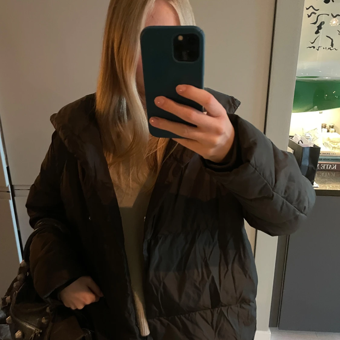 Grön vinterjacka från mango  - 90