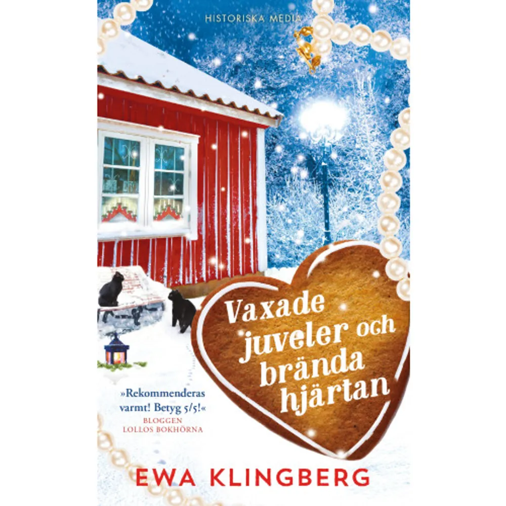 »Jag sträckläste och njöt« Lottens bokblogg »En trevlig och välskriven feelgoodroman med intressanta kvinnoskildringar.« Bibliotekstjänst »En juldoftande, trivsam och mysig feel good-läsning.« Västmanländskans bokbloggCharmig roman av Sveriges nya feelgood-drottning! Marika försöker febrilt få in lite jul i sin hyresstuga. Den nyinköpta adventsljusstaken sprider ett stämningsfullt ljus men pepparkakorna bränns i ugnen och huvudet är fullt av tankar. Gjorde hon rätt som lämnade dottern och kärleken bakom sig? Och hur trivs hon egentligen med det nya livet, djupt inne i de småländska skogarna? En dag blir Marika bjuden på middag, vilket oväntat leder henne tillbaka i tiden, till 1800-talet och till en flicka som kämpar för att rädda sin familj från fattighuset. Vaxade juveler och brända hjärtan är en varm berättelse om att man aldrig ska ge upp, hur kämpig tillvaron än kan verka. Boken är en fristående del i Huskvarnasviten, där även böckerna Manglade dukar och vikta servetter och Lånat silver och krossat glas ingår. Fler pressröster om boken: »Tycker otroligt mycket om att Klingberg varvar nutid med historia. En otroligt läsvärd och intressant bok som jag verkligen rekommenderar. Betyg 5/5.« Bloggen Lenas godsaker»Jag tycker att boken är väldigt bra just för att den har historiska inslag. Den är julig, romantisk, varm, sorglig och alldeles underbar! Rekommenderas varmt! Betyg 5/5!« Bloggen Lollos bokhörna »Kärlek, starka familjeband, vänskap och juletid, vad mer kan man önska sig av en härlig julroman? Luta dig tillbaka i soffan och njut av Ewas magiska värld i Huskvarna. Hela serien rekommenderas varmt! Betyg 4+ av 5.« Villvonkans books »Huskvarnaserien är böcker att sjunka ner i fåtöljen med och bara njuta. Det är mysiga och engagerande historier berättade med mycket värme. Jag ser verkligen fram emot fler böcker av Ewa Klingberg.« Bloggen Boklysten»Ewa Klingberg är fenomenal på att väva ihop de olika tidsepokerna ... Feelgood när den är som bäst.« Bloggen Bokprataren  »Huskvarnaseriens lyhörda och charmiga berättelser om hur det är att vara kvinna i såväl äldre tider som idag tillhör mina favoriter inom den svenska feelgoodgenren.« Johannas deckarhörna »Fantastisk, charmig och fängslande!« Jennies boklista »Som vanligt får Ewa Klingberg till ett elegant slut. Och som vanligt får en lära sig något nytt. Och som alltid har hon en speciell värme i sina välskrivna romaner. Men i den här finns en svärta som jag inte känt i de två tidigare romanerna. Och en fråga om ett beteende ärvs i generationer. Ewa Klingberg har tagit ett steg till. Detta är den bästa av hennes romaner. Hittills.« Bloggen A Room of My Own    Format Pocket   Omfång 344 sidor   Språk Svenska   Förlag Historiska Media   Utgivningsdatum 2019-09-16   ISBN 9789177890218  . Böcker.