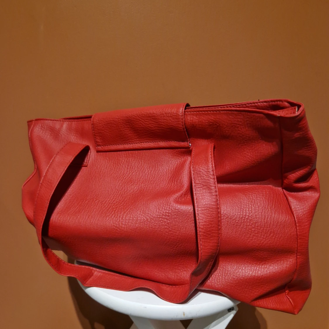 Röd axelväska från Daniel Hechter + Plånbok! Oanvänd! - 90