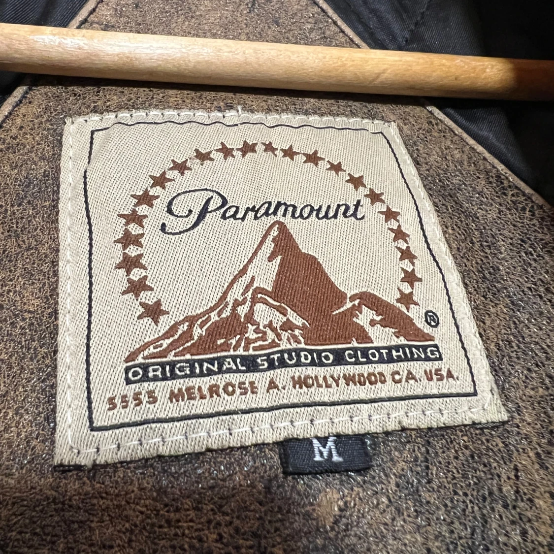 Vintage Svart skinnjacka Paramount Pictures - 2