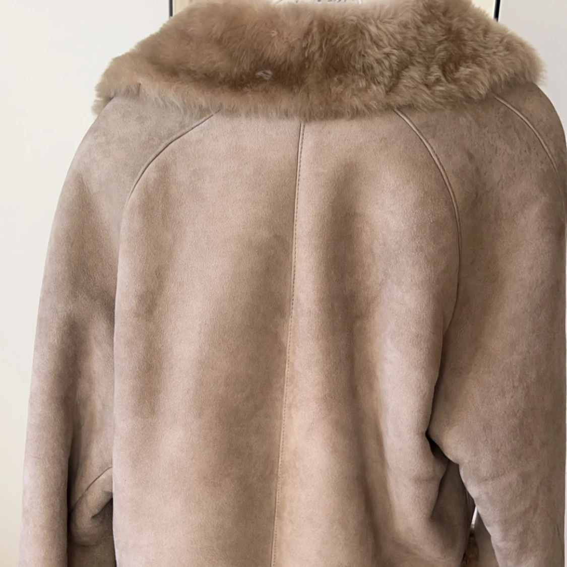 Beige/grå jacka second hand - 3