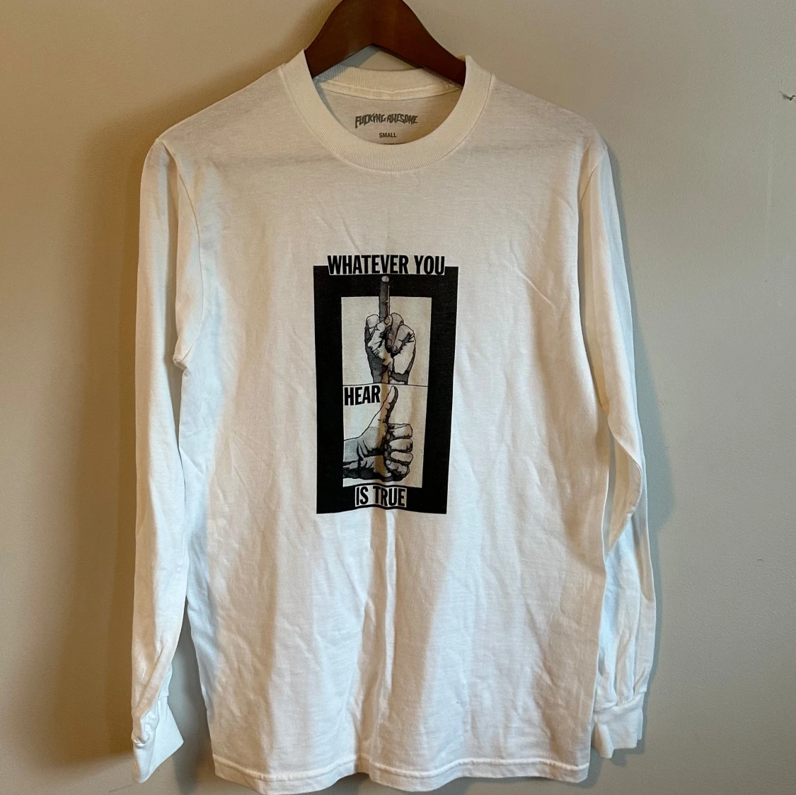 Vit långärmad tröja från Fucking Awesome - 90