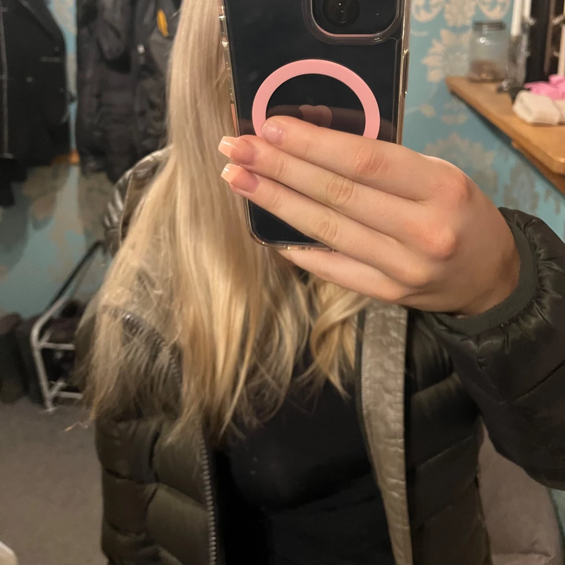 Mörkgrön dunjacka från Colmar - 91