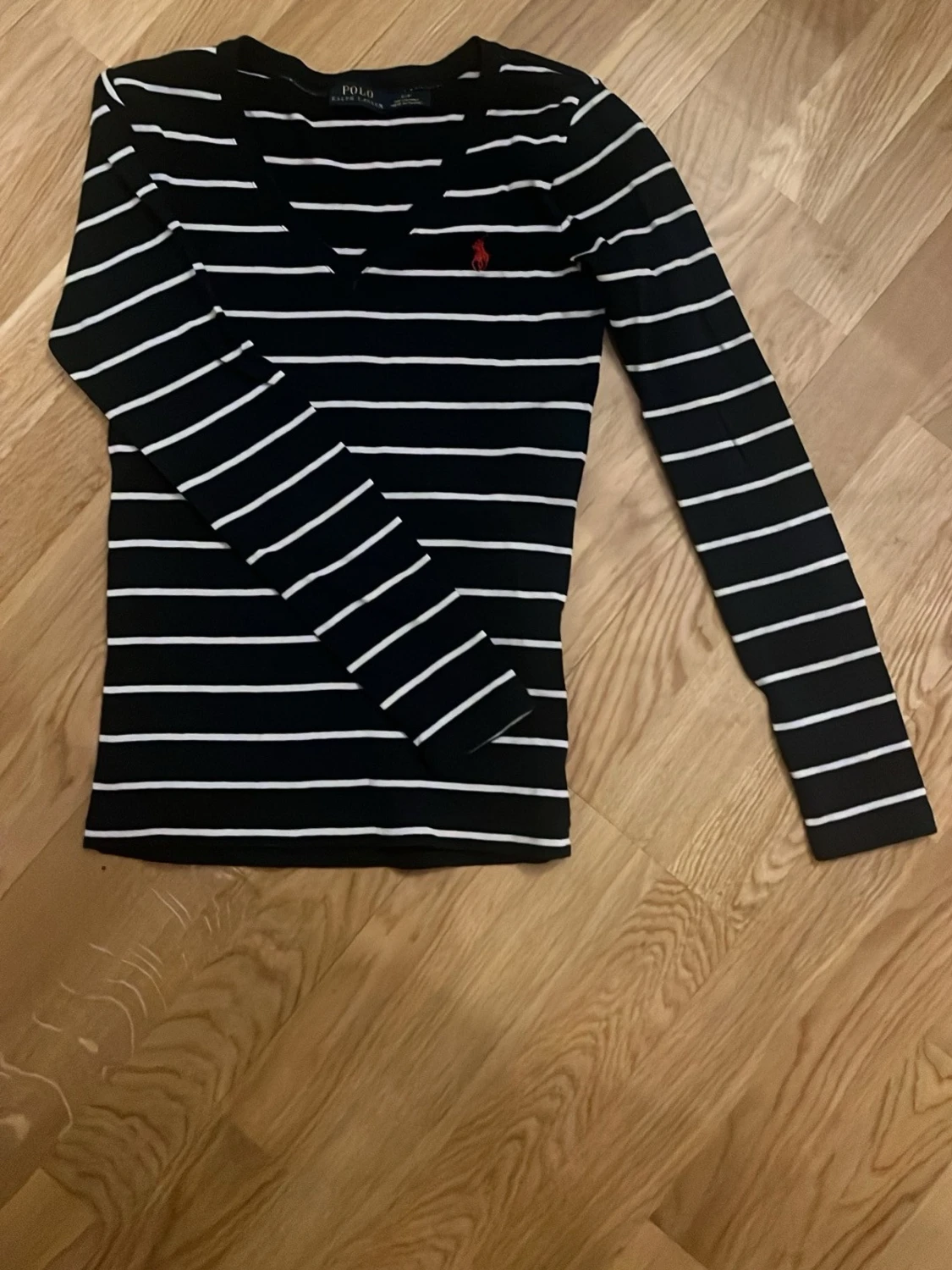 Randig långärmad topp Polo Ralph Lauren