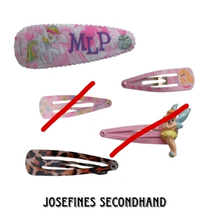 Söta y2k hårspännen - Olika sorters hårspännen från 00-talet, förutom MLP spännet. 15 kr stk, 10 kr för den med leopardmönster. Fri frakt vid köp av 3 eller fler smycken/accessoarer/smink prylar