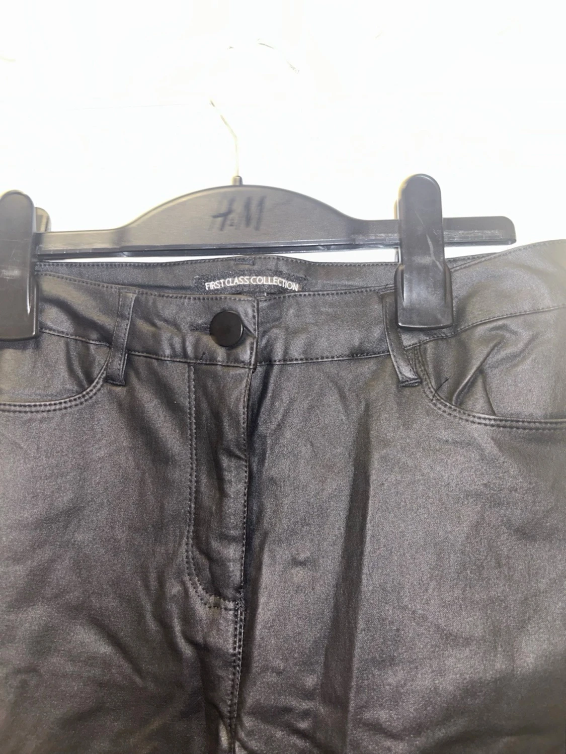 Svarta coated byxor first class collection - 1