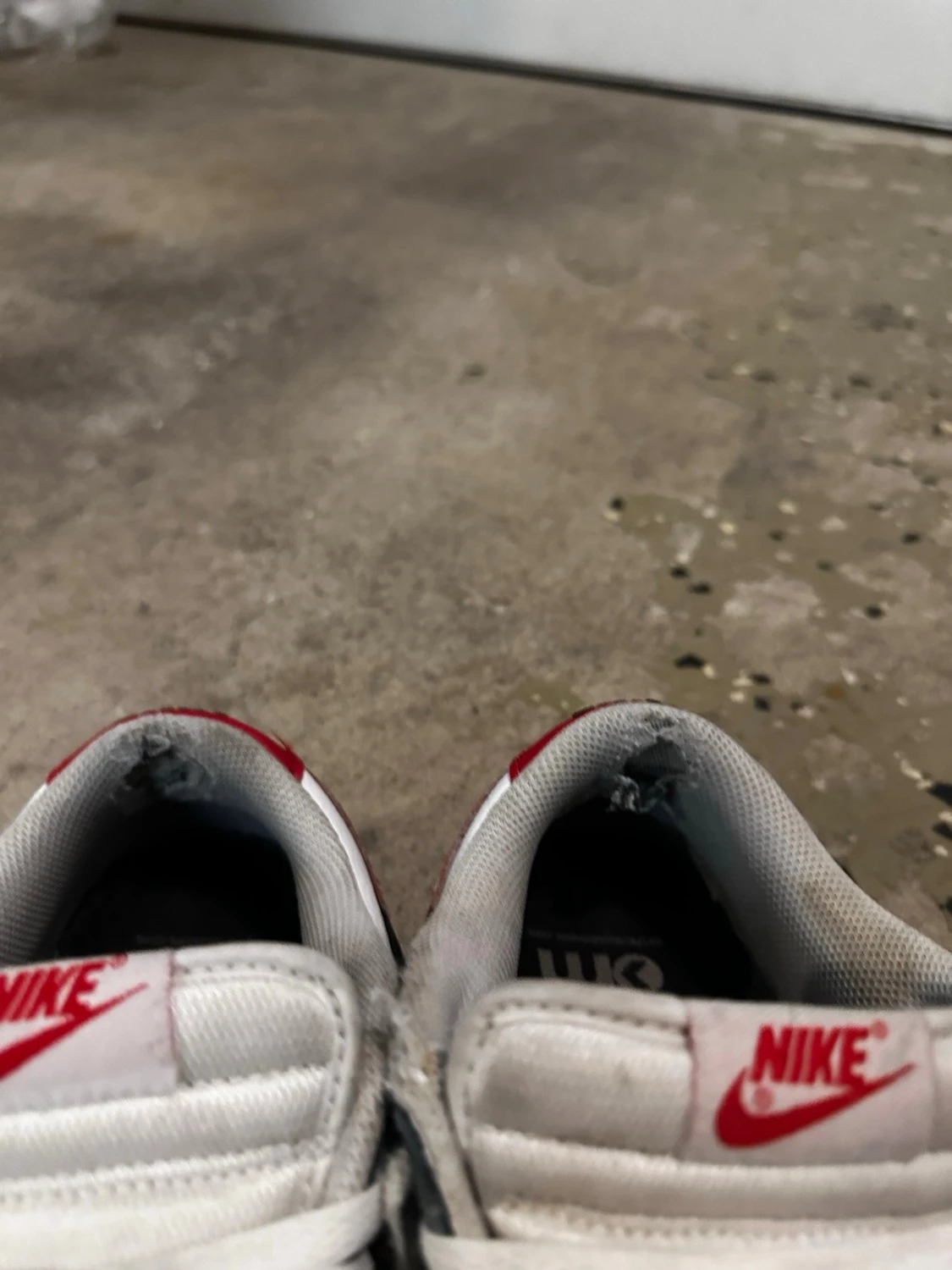 Nike Dunk Low svart/vit/röd - 2