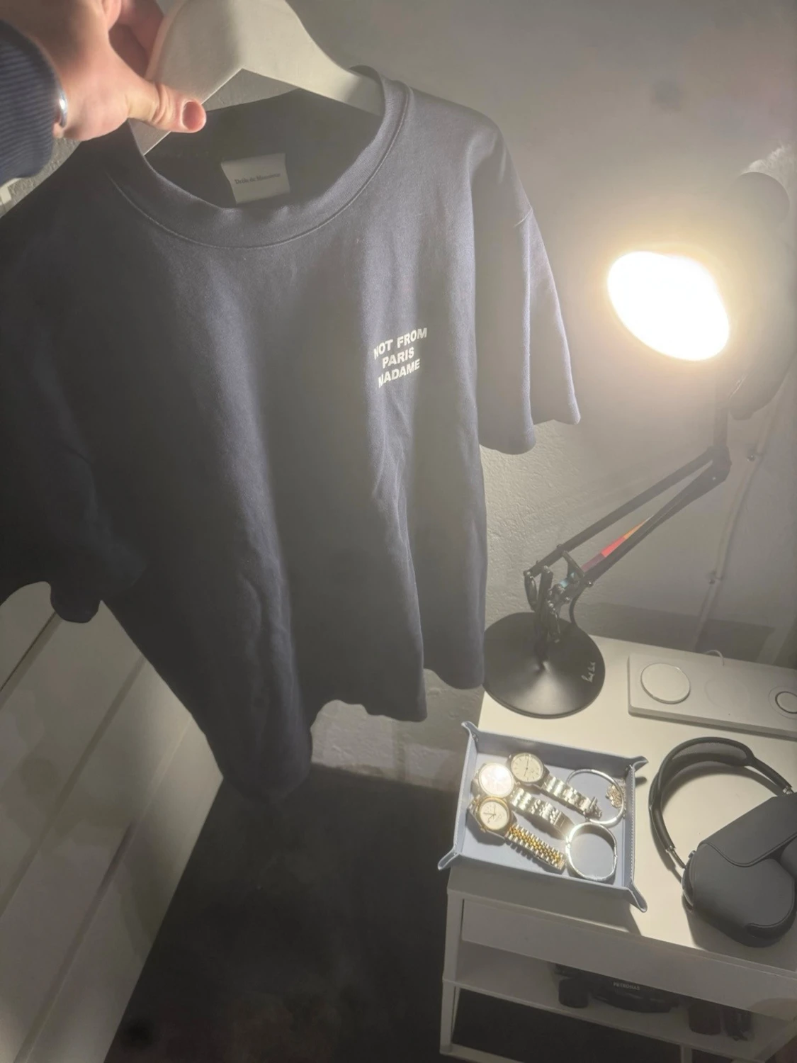 Mörkblå t-shirt från Drôle de Monsieur - 1