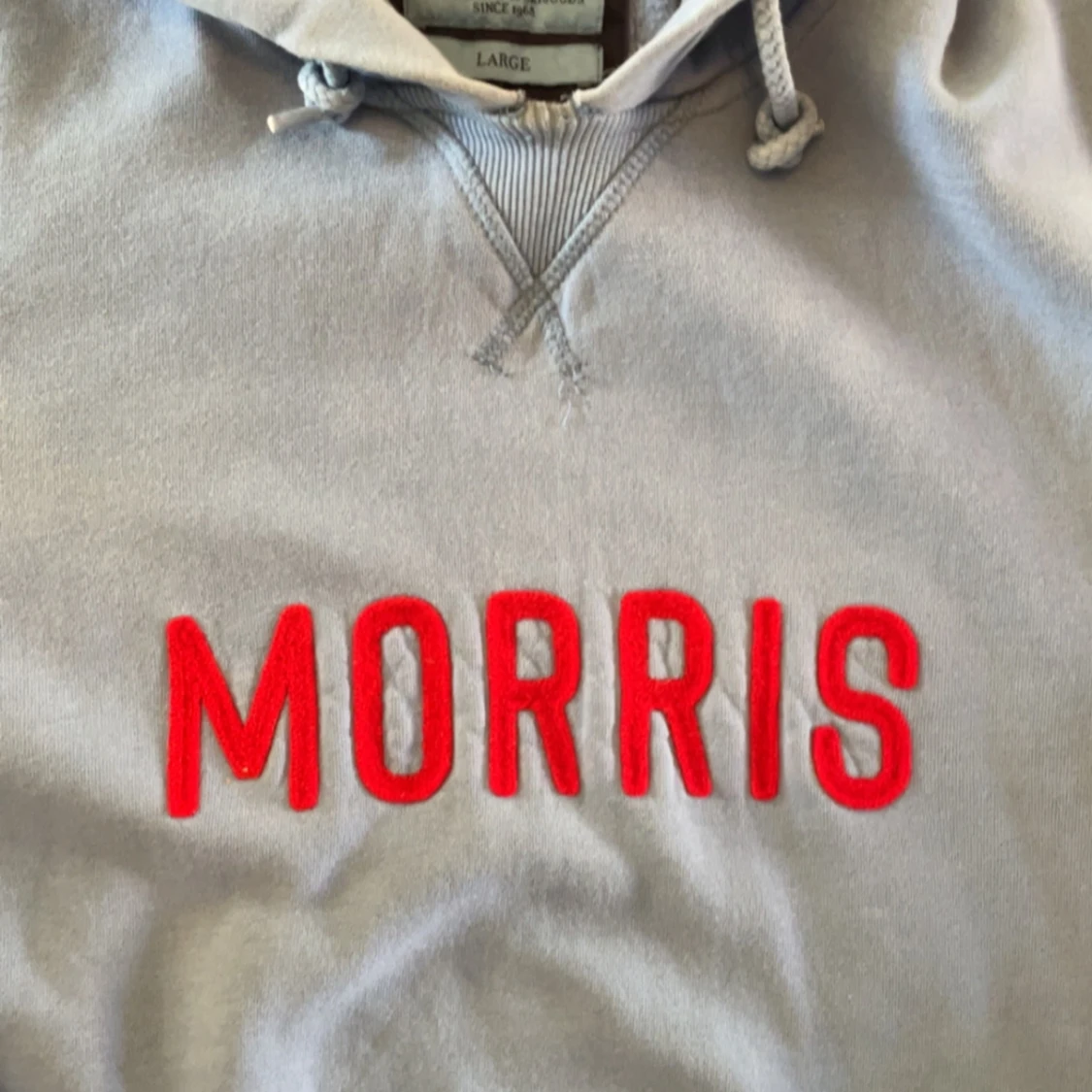 Blå hoodie från Morris  - 1