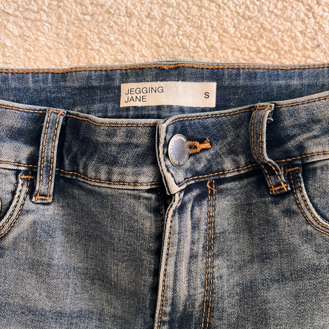 Blå skinny jeans från Jegging Jane - 1