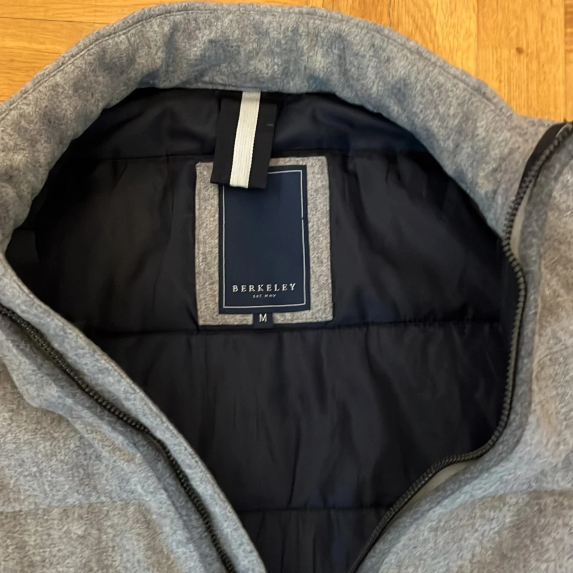 	Exklusiv Berkeley väst i italiensk ullflanell, Medium - 91