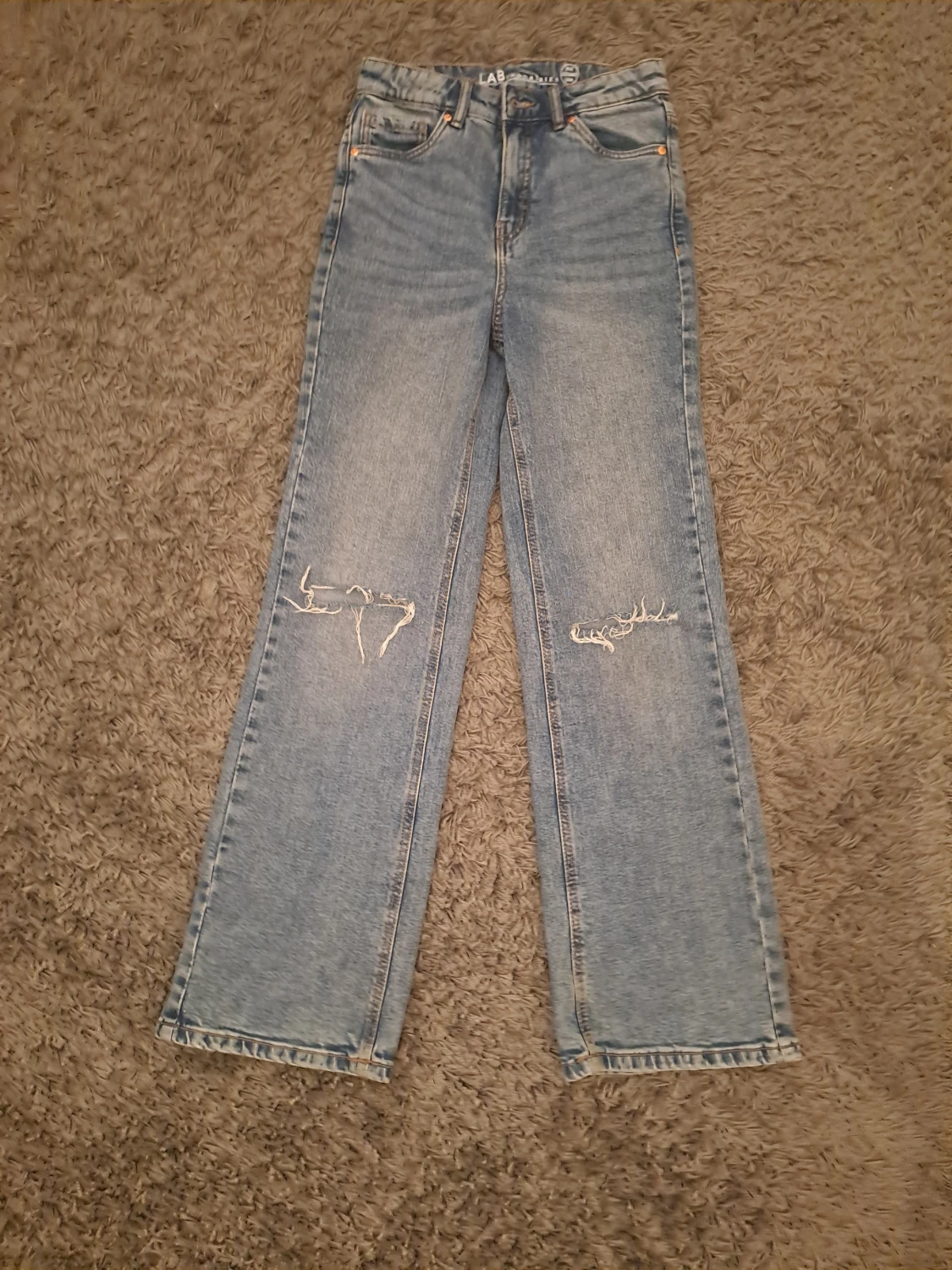 Blå wide jeans från LAB Industries