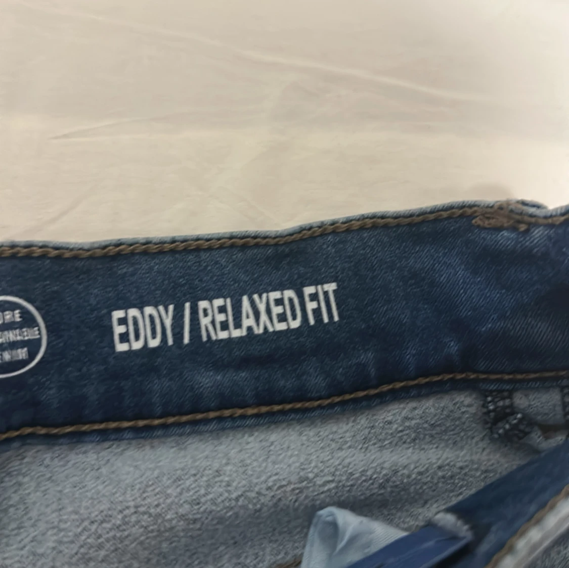 Blå relaxed fit jeans från LAB Industries - 3