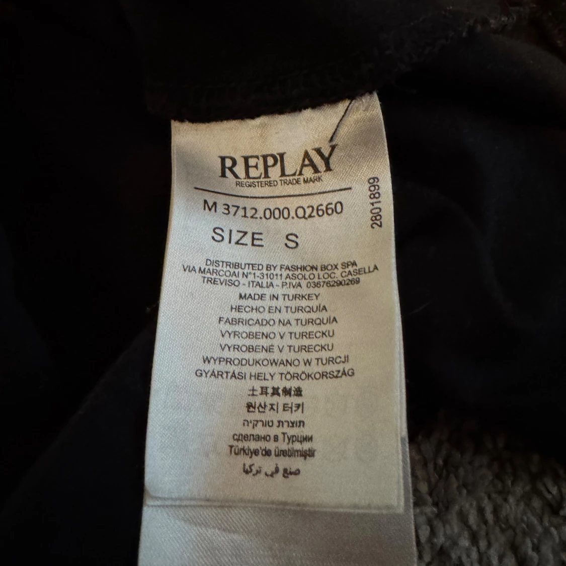 Svart Replay t-shirt med tryck - 1